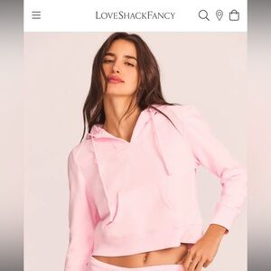 Loveshackfancy Kirby hoodie brand new with tags NEVER WORN